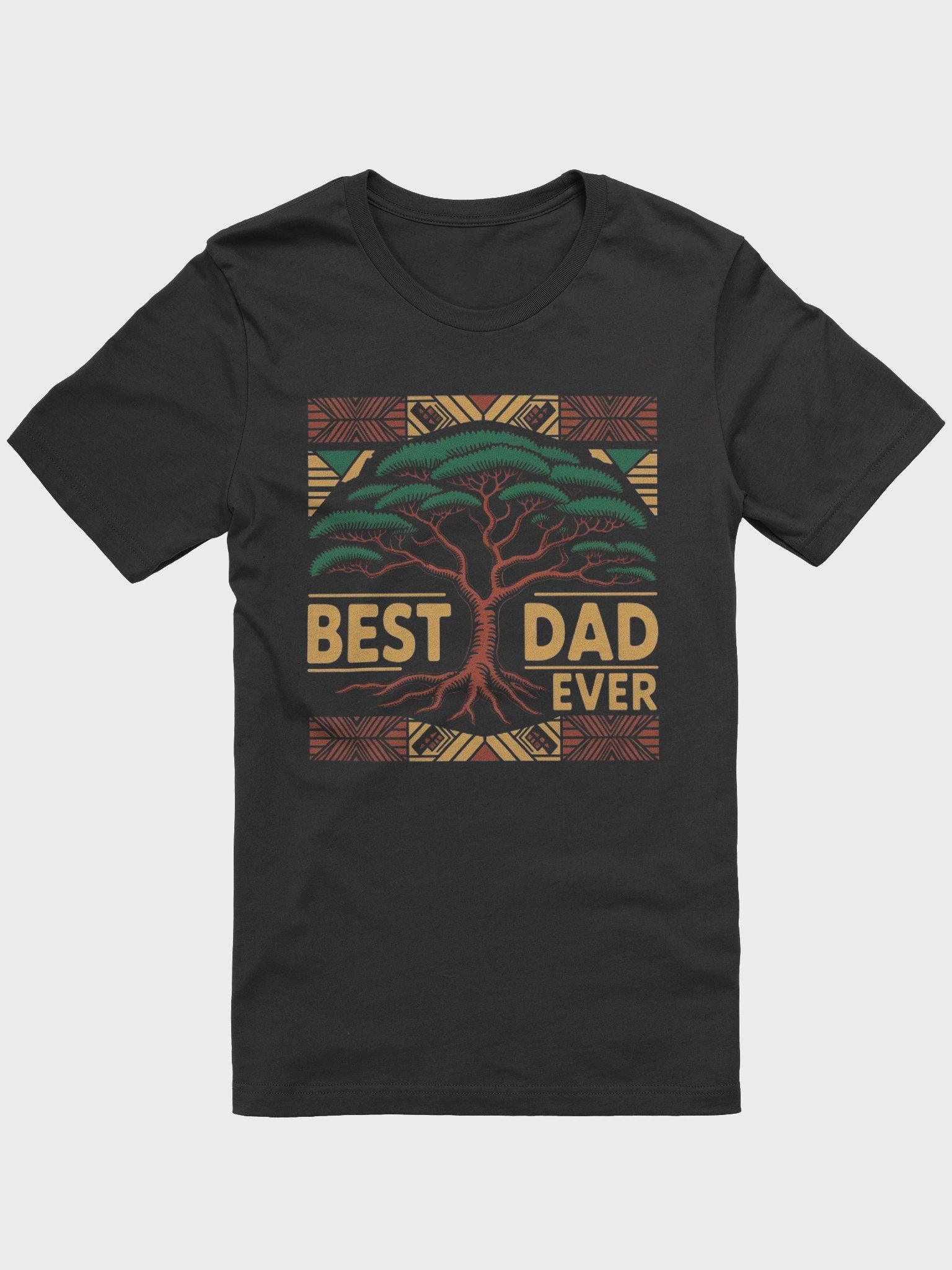 Best Dad Ever African Dad Father Papa Afrika Africa Father's Day Supersoft T-shirt product image (2)