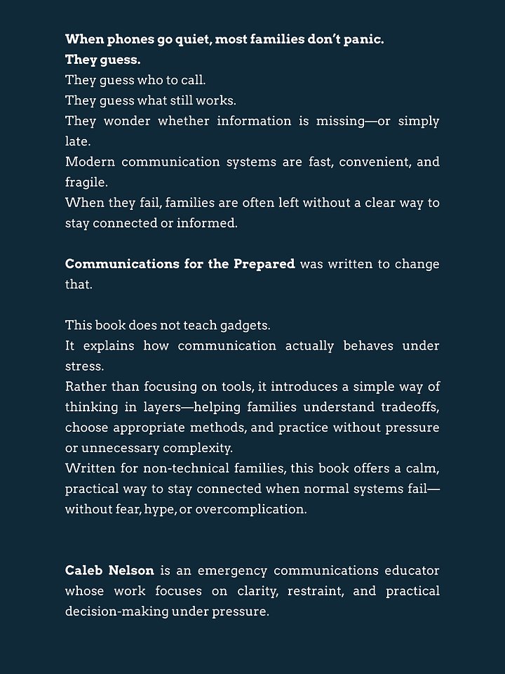 Communications for the Prepared product image (2)