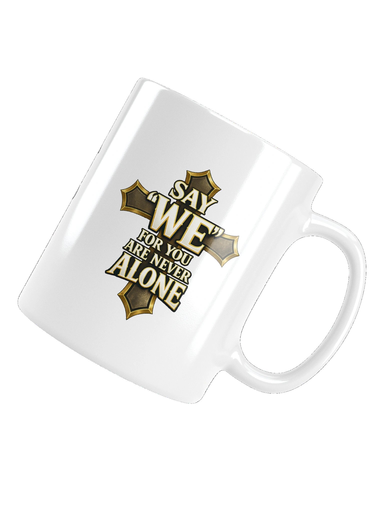 Never Alone White Mug product image (15)