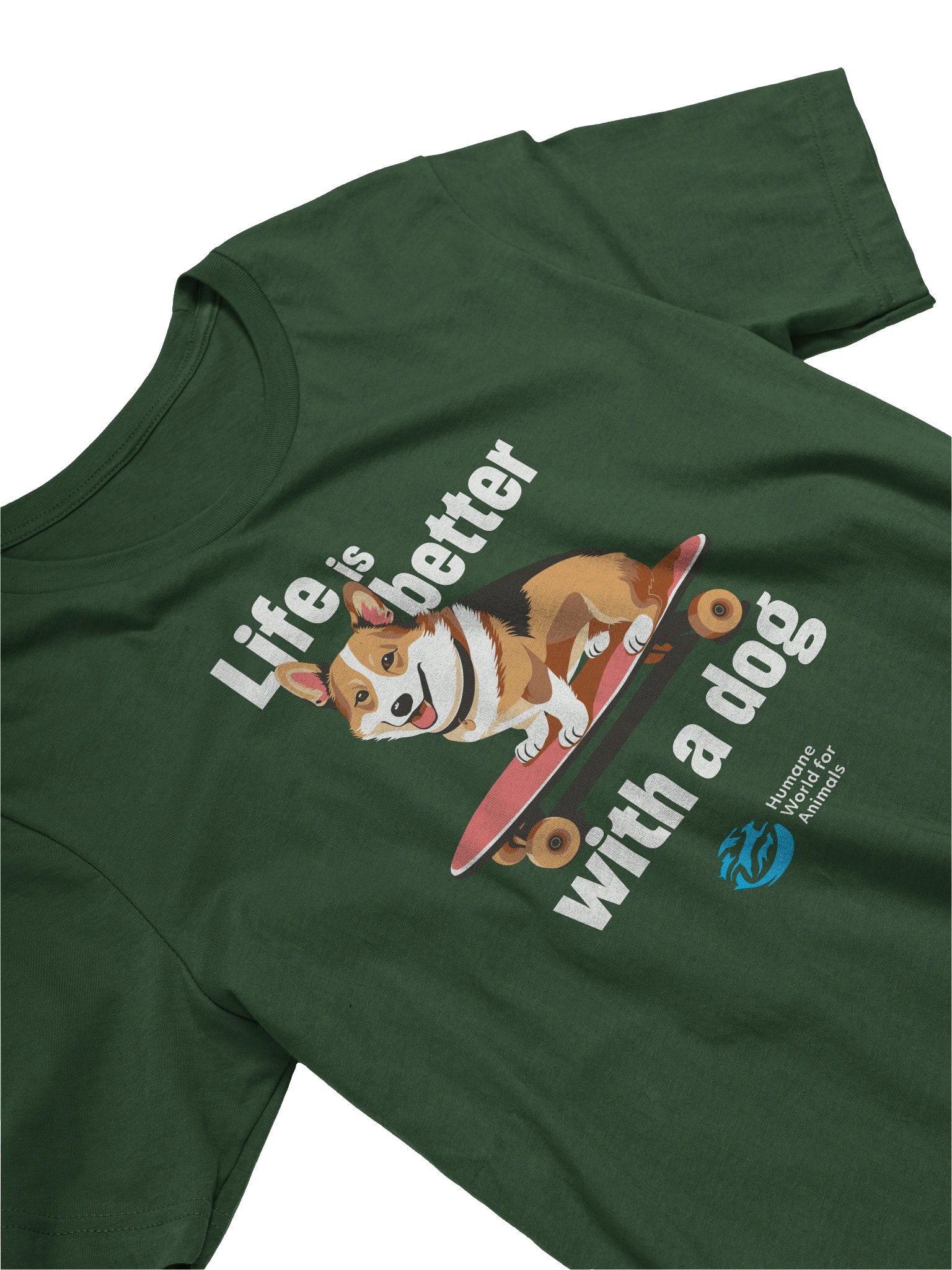 Life is better with a dog - T-shirt product image (2)