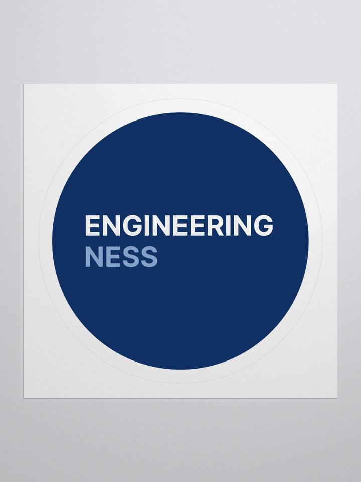Engineeringness Official Logo - Sticker product image (1)