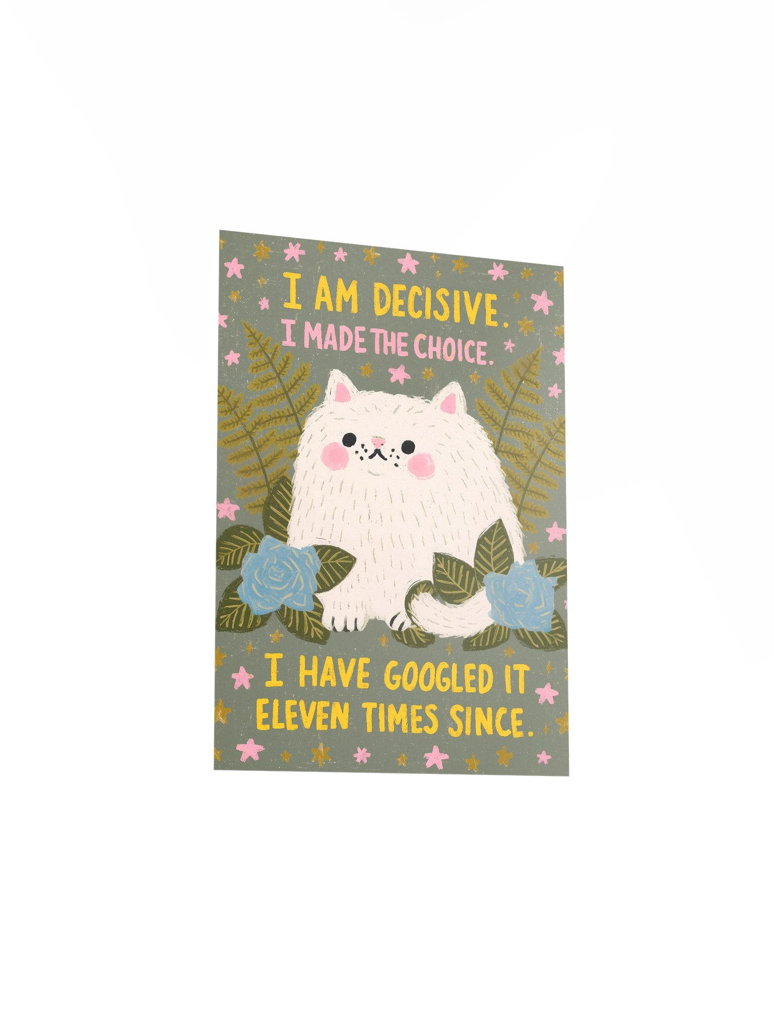 Decisive Cat Meme Poster product image (19)