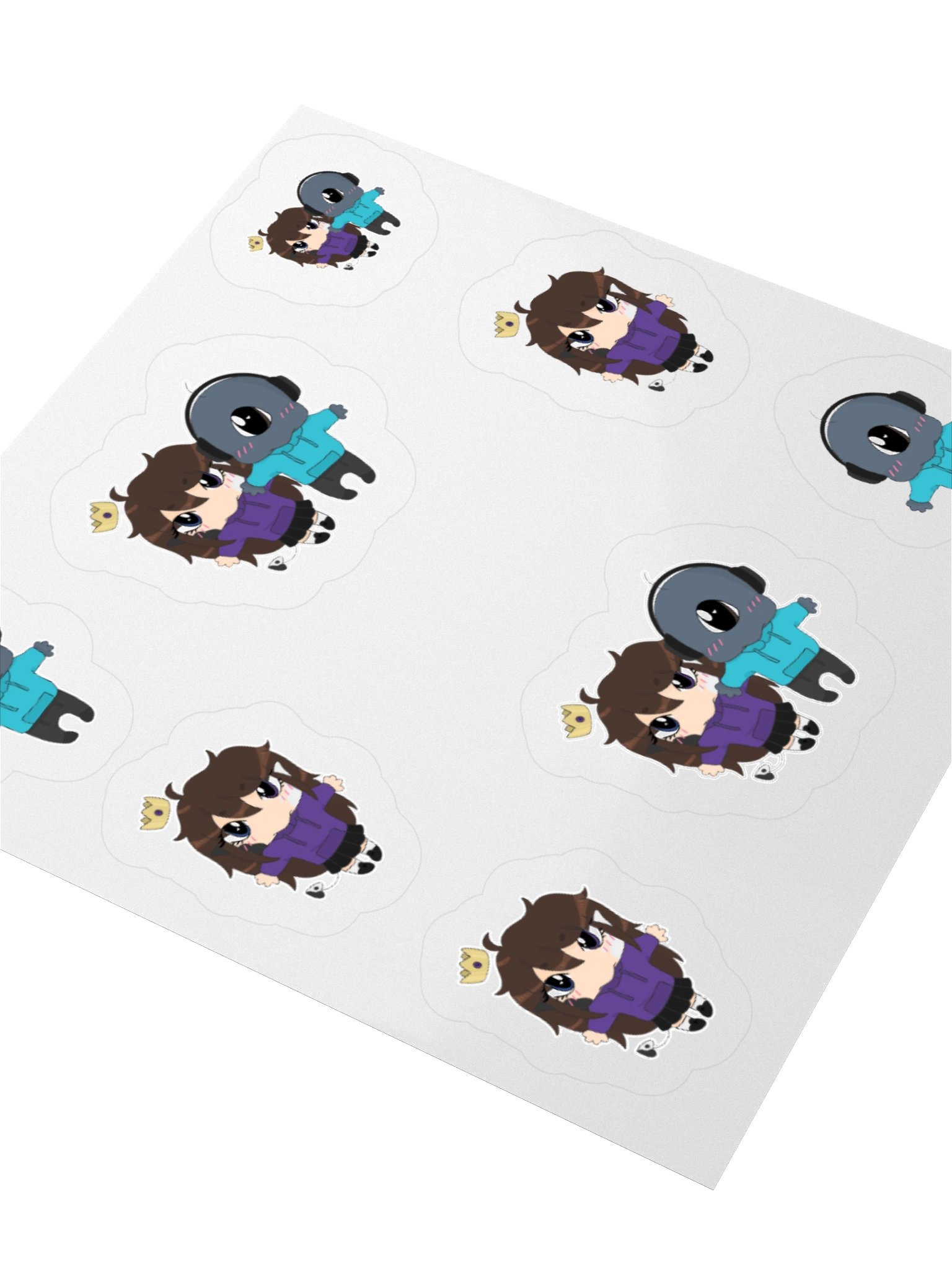 LaKitty101 & elybeatmaker Chibi Goobers Sticker Sheet product image (3)