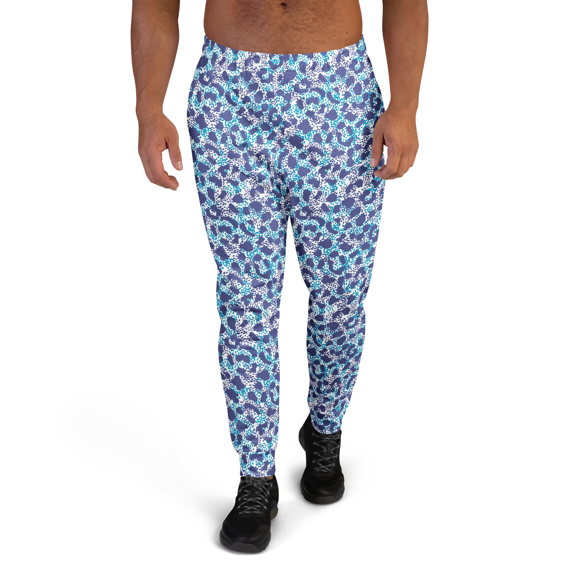 Trendy Recycled Men's Joggers with Bold Animal Print product image (2)