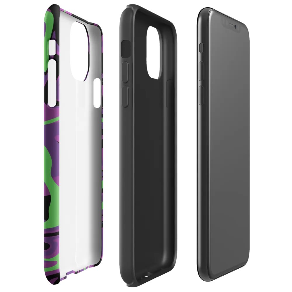 Purple Lime Swirl Tough Case for iPhone® product image (5)