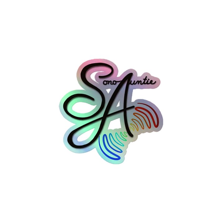 Sensational SonoAuntie Holographic Sticker product image (1)