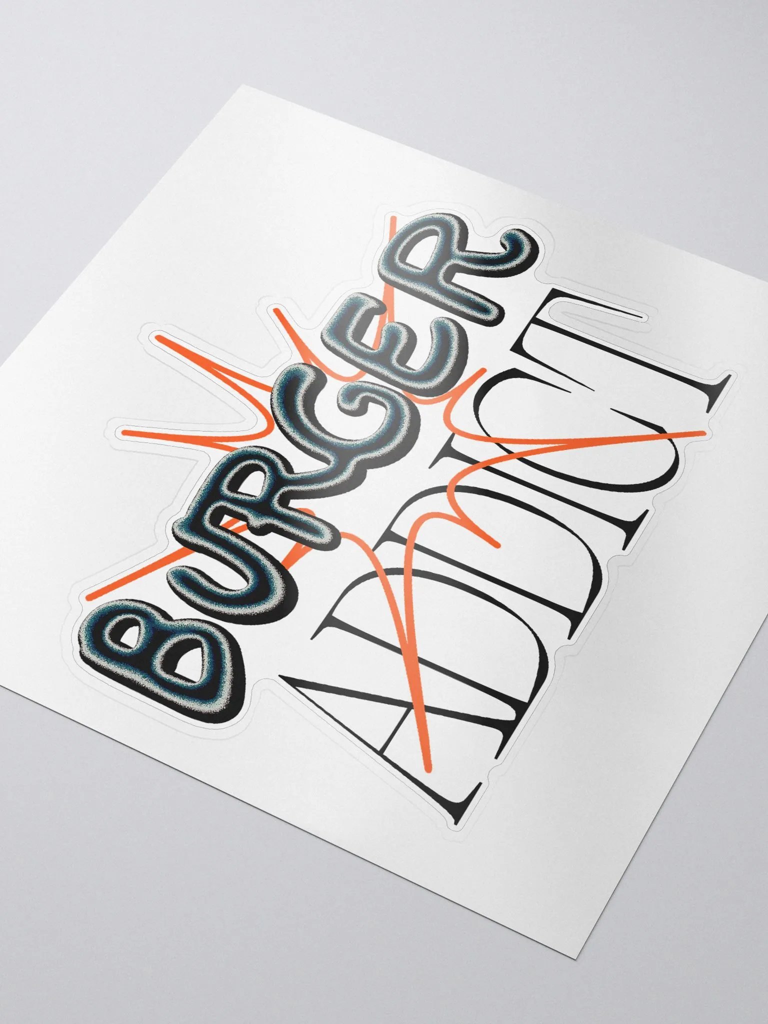 Burger Addict Sticker product image (3)