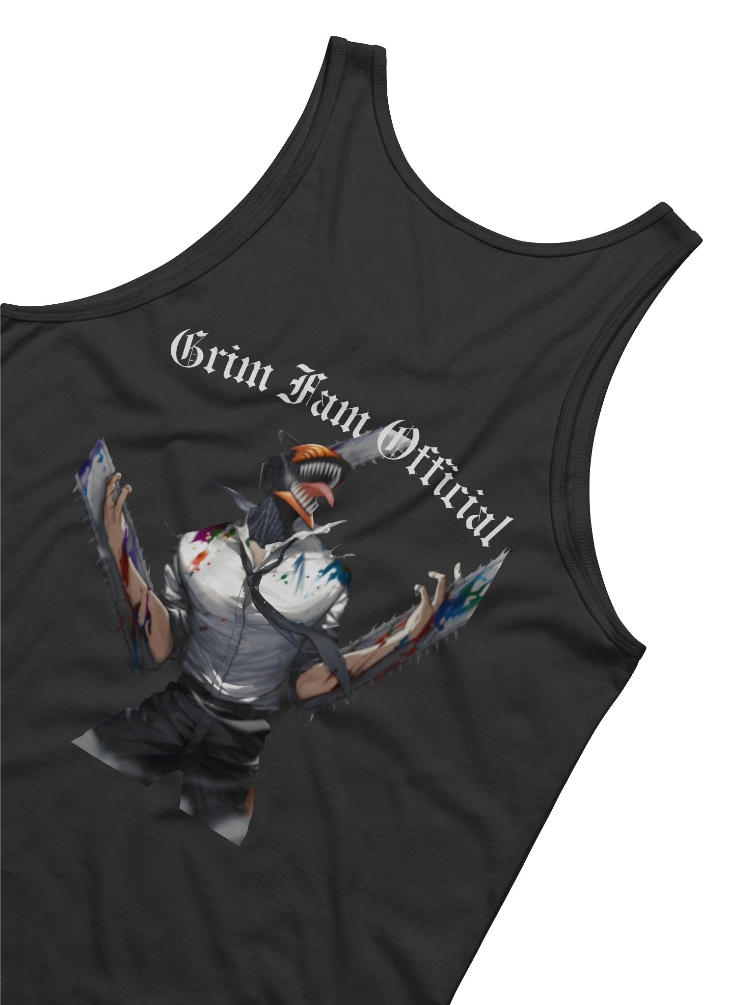 GRIM FAM X CHAINSAWMAN - TANKTOP/SINGLET #1 - Avail in ALL colors product image (6)