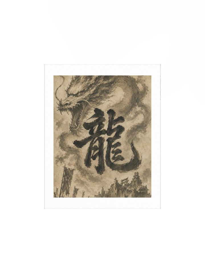 Dragon of the Fallen Castle — Japanese Art Poster product image (1)