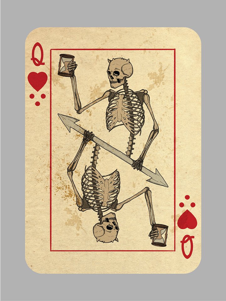 Queen Anne of Hearts Sticker product image (1)