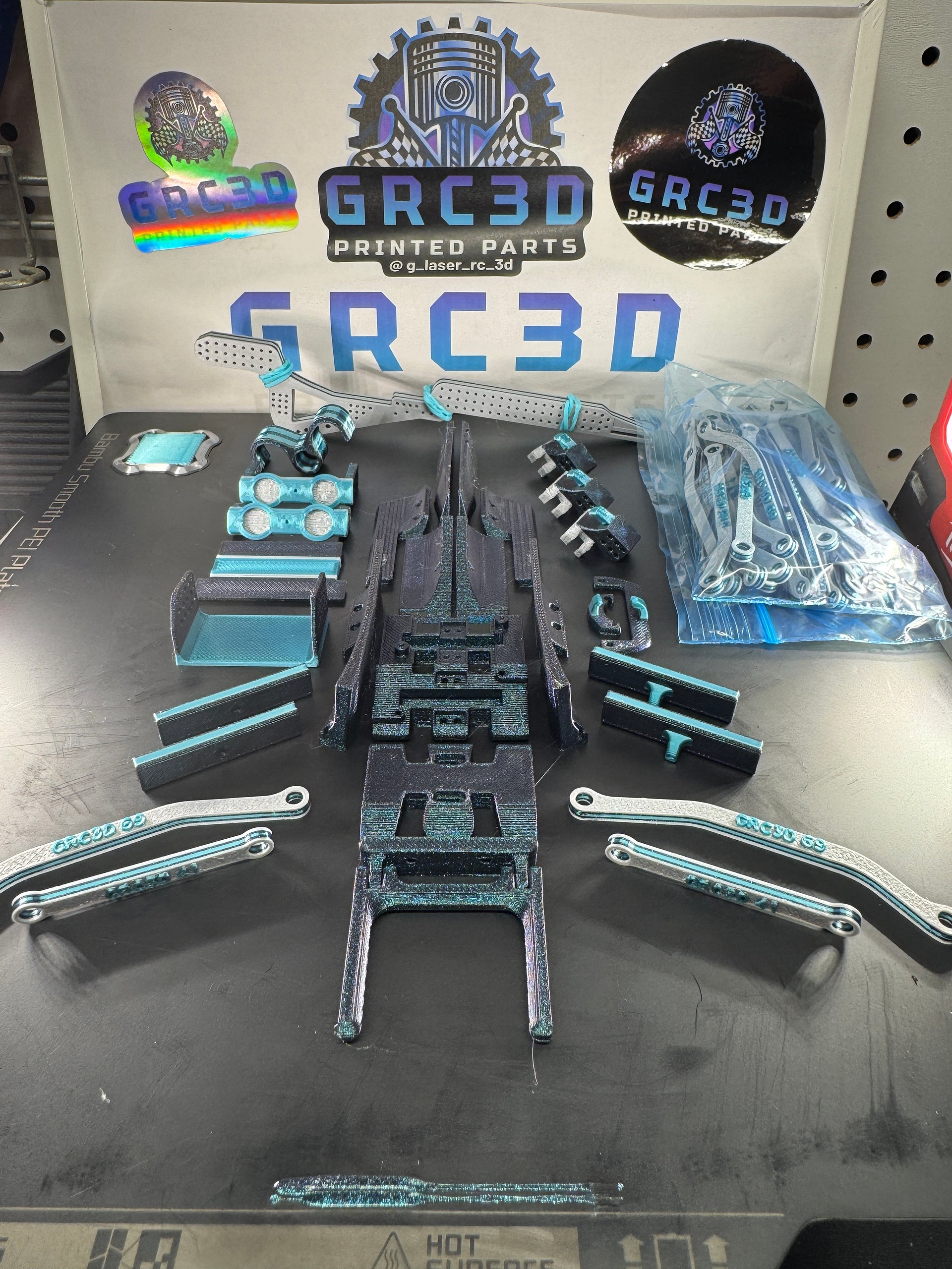 GRC3D LCG (Lexus) Comp Chassis w/ 20deg Skid product image (8)