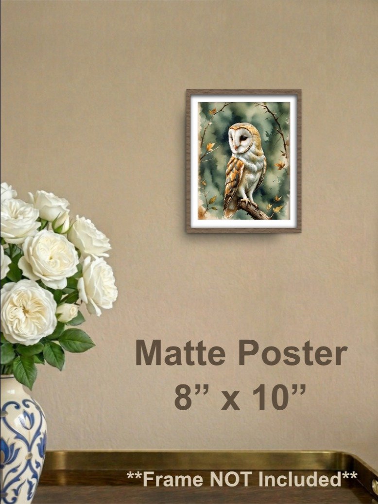 Barn Owl Matte Poster product image (1)
