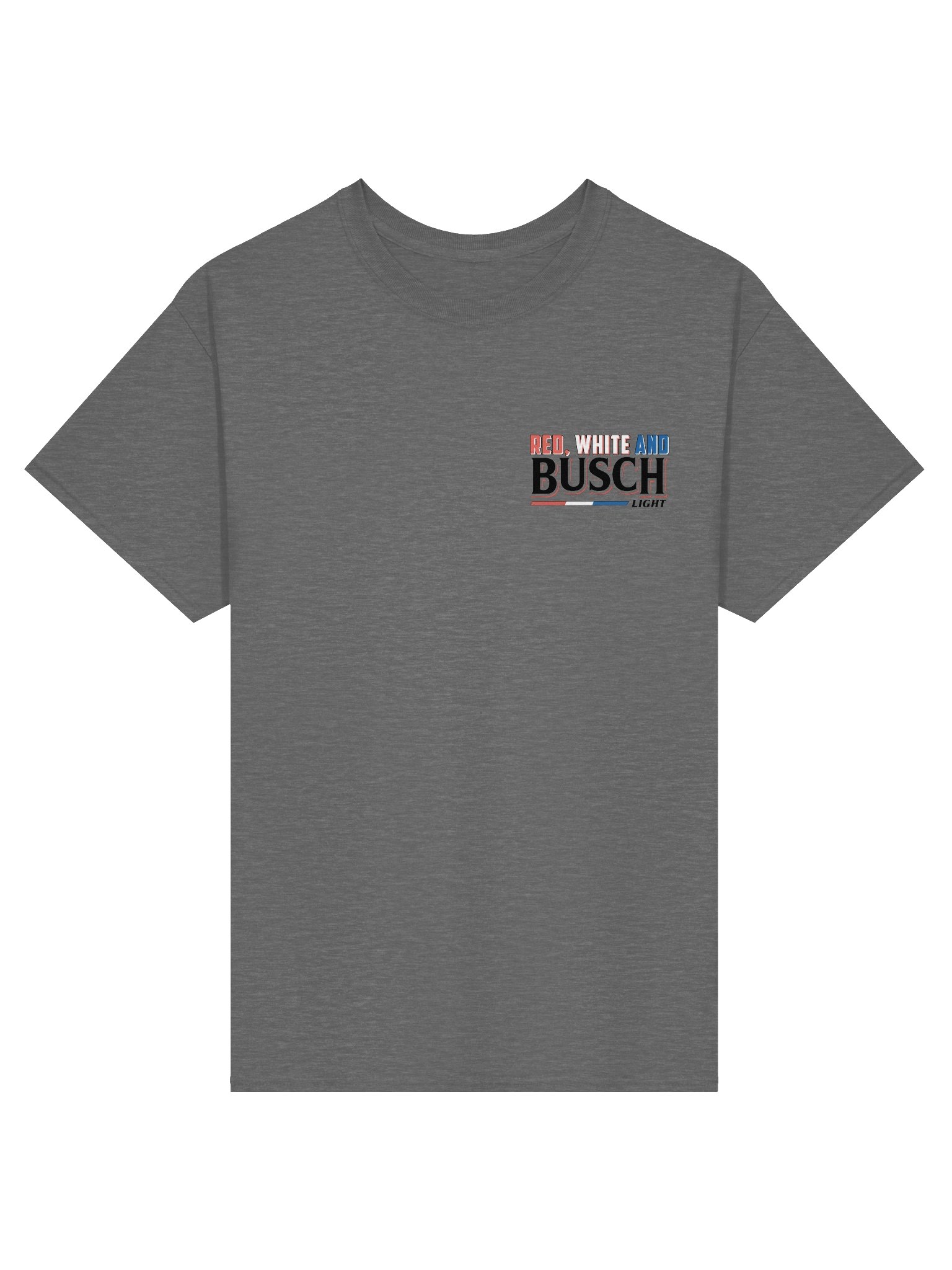 Red, White and Busch — Minimal Patriotic Graphic Tee product image (5)