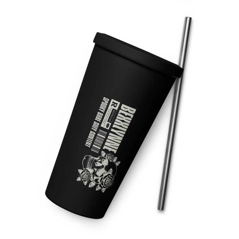 Restricted Content INSULATED TUMBLER WITH A STRAW product image (11)