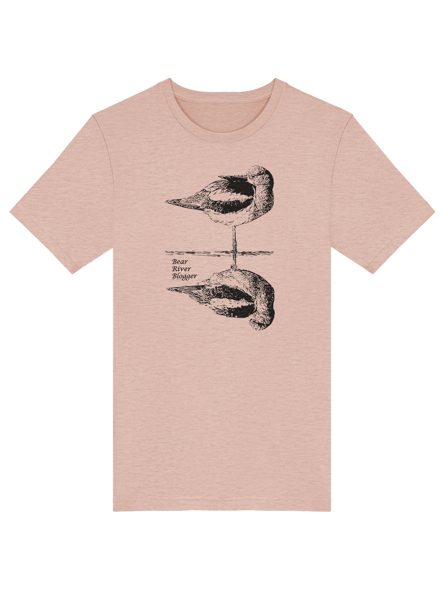 American Avocet Reflection Birdwatching T-Shirt product image (65)