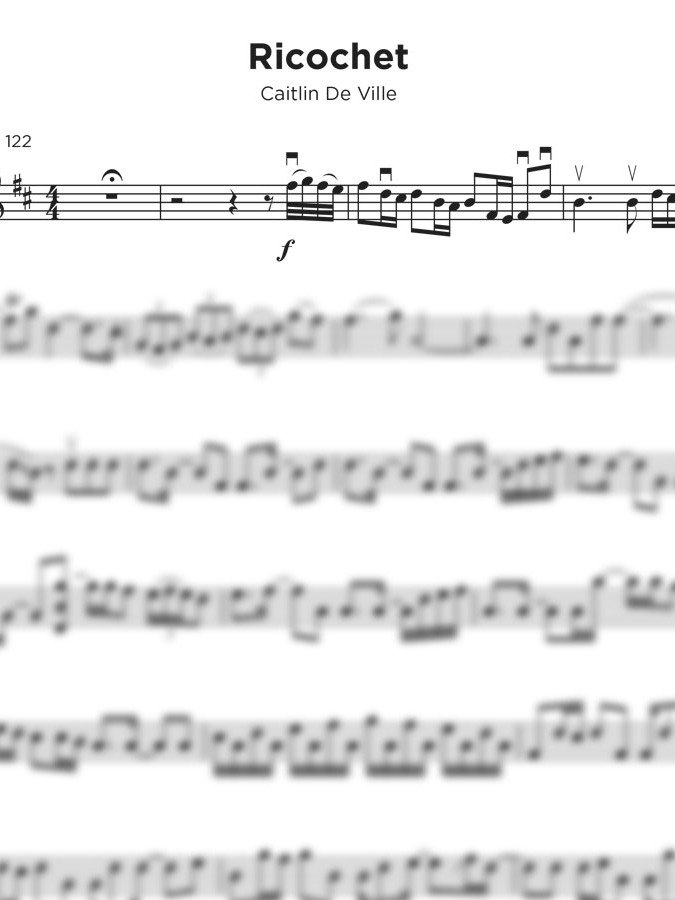 Ricochet Sheet Music product image (1)
