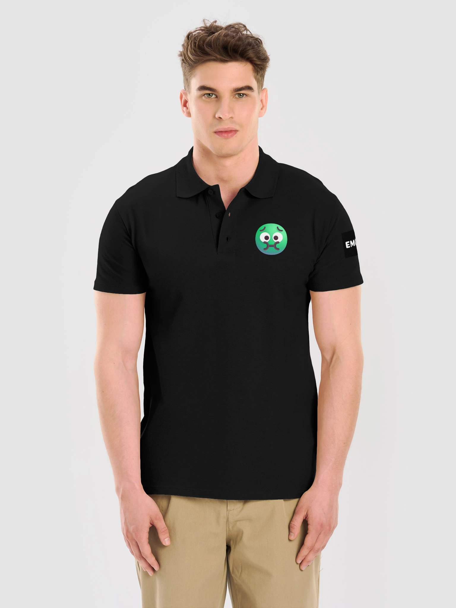 Nauseated Face Polo Shirt product image (21)