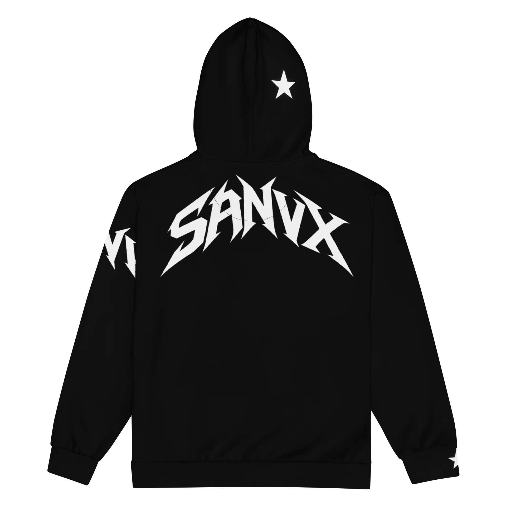 SANVX Geometric Emblem Zip Hoodie product image (2)