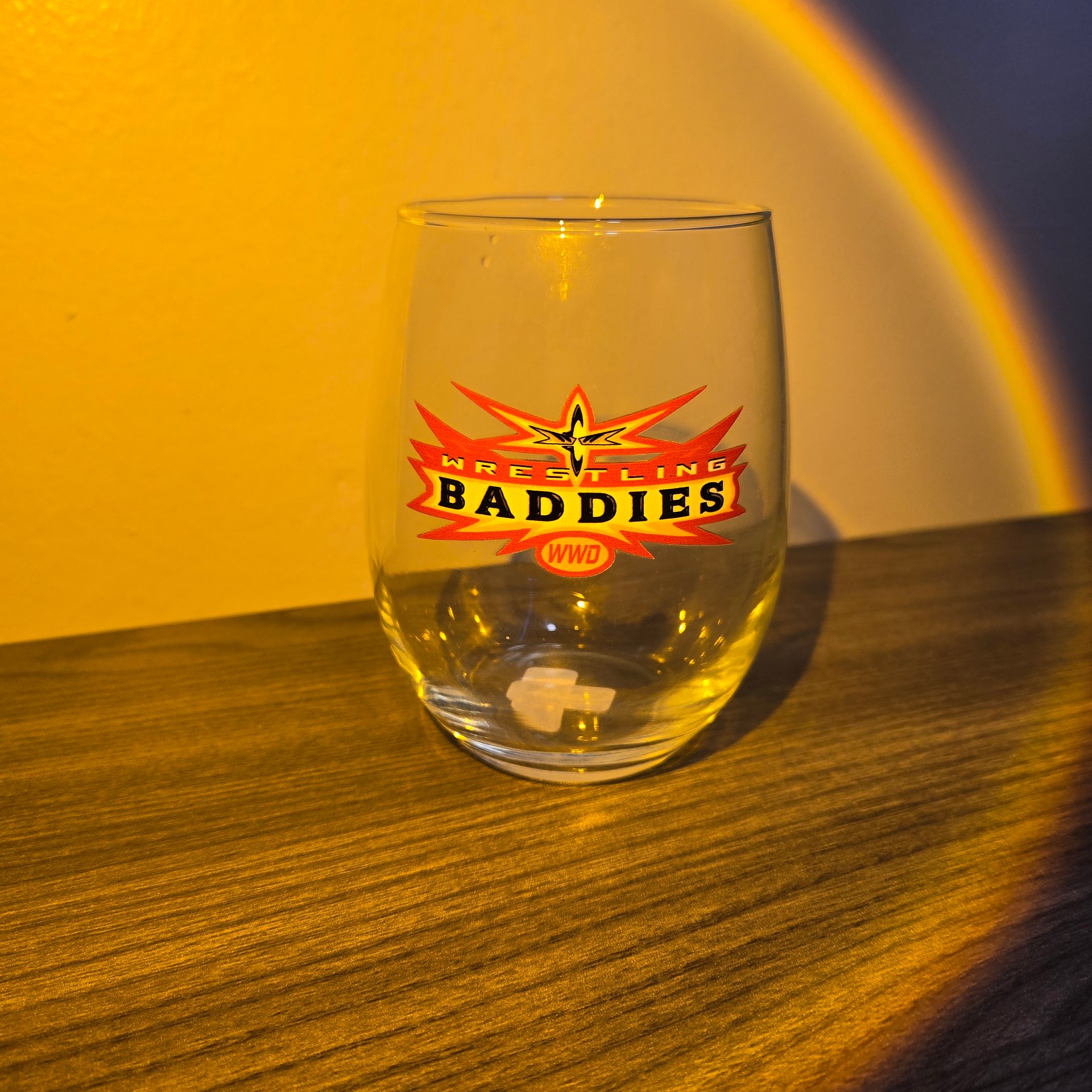 Wrestling Baddies Meet Nitro Wine Glass product image (2)