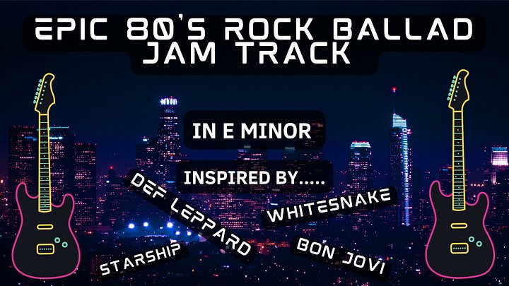 TAB/Sheet Music - Epic 80s Rock Ballad - Example Solo product image (1)