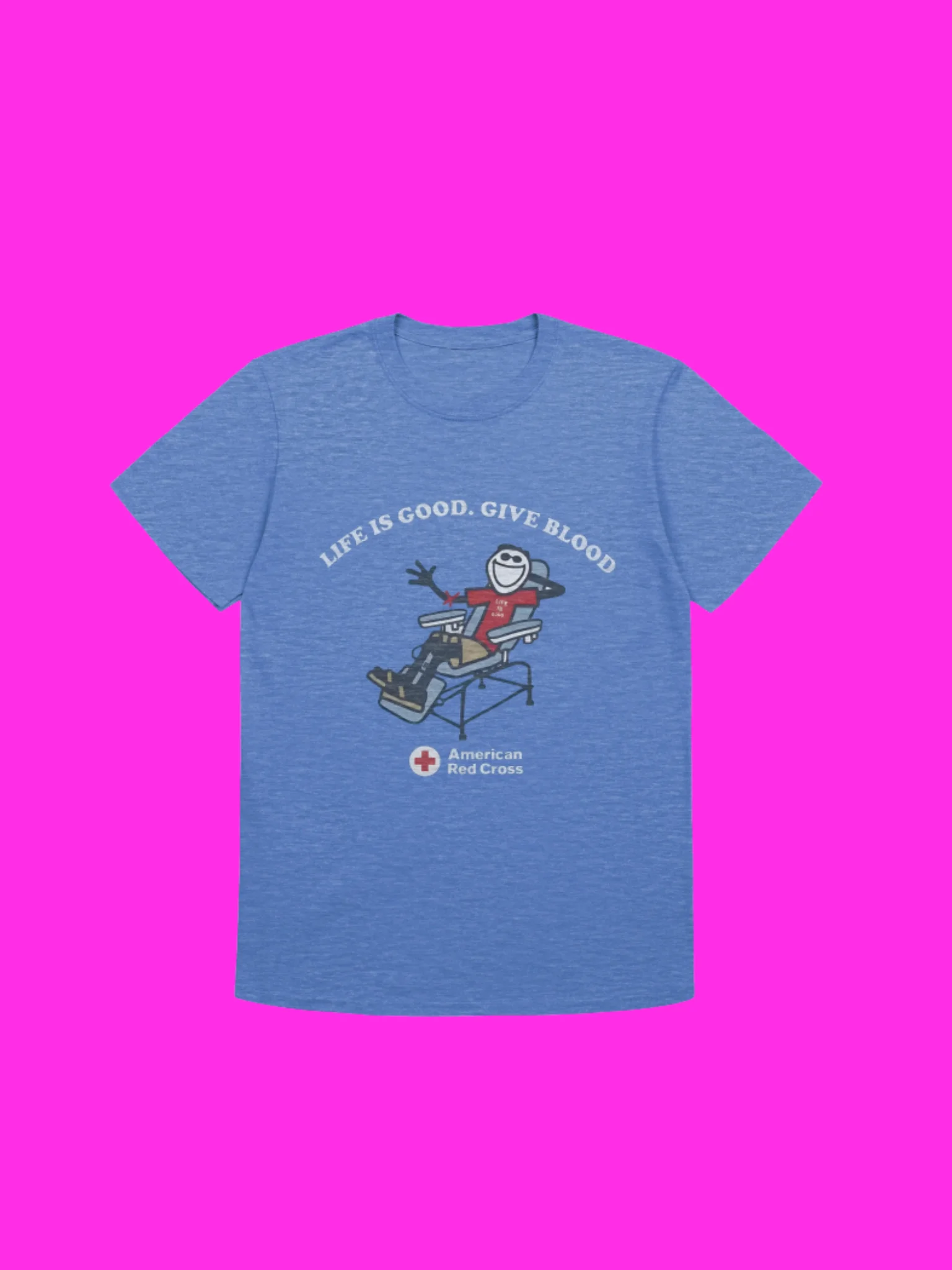 Red Cross Life Is Good Give Blood Shirt product image (113)