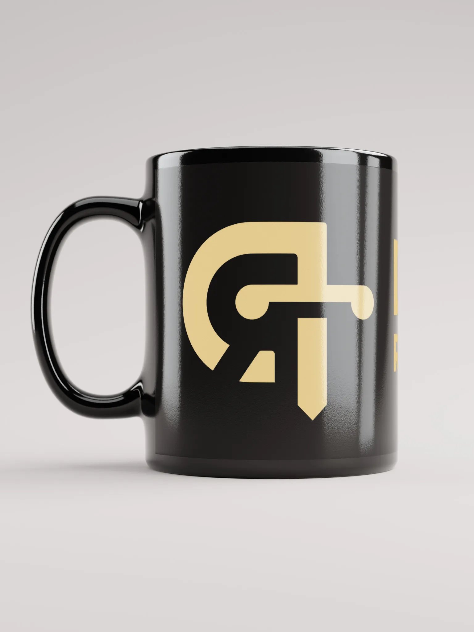 Dom's Roundtable Black Glossy Mug product image (6)