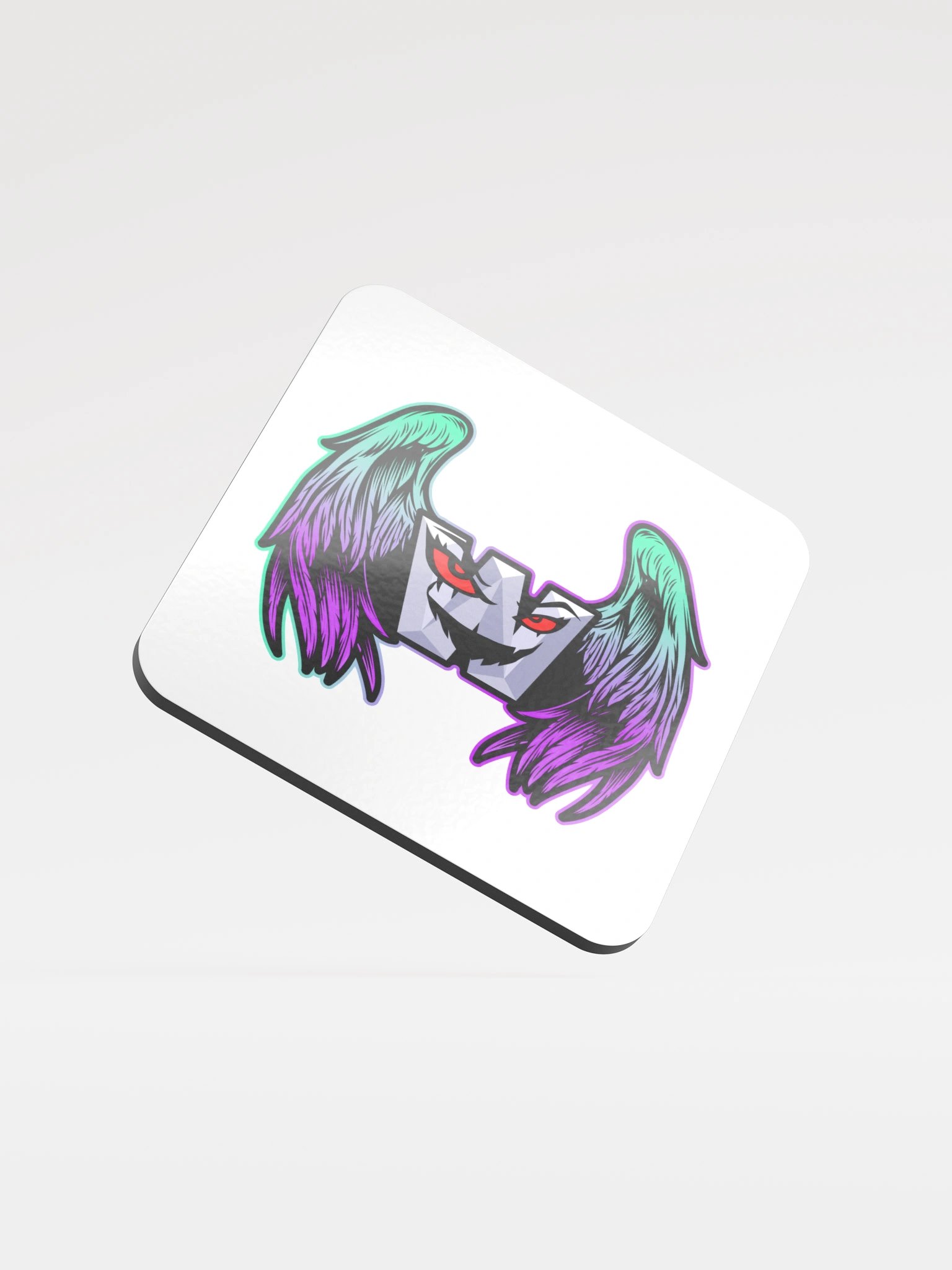 WingsOfRampage Glossed Cork Coaster product image (1)