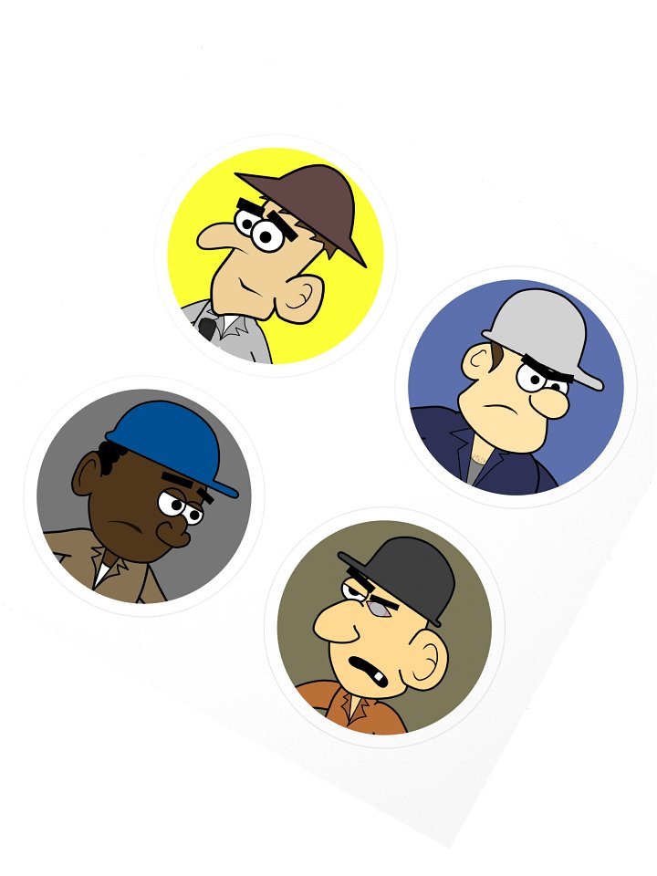 Refined Crew Stickers product image (2)