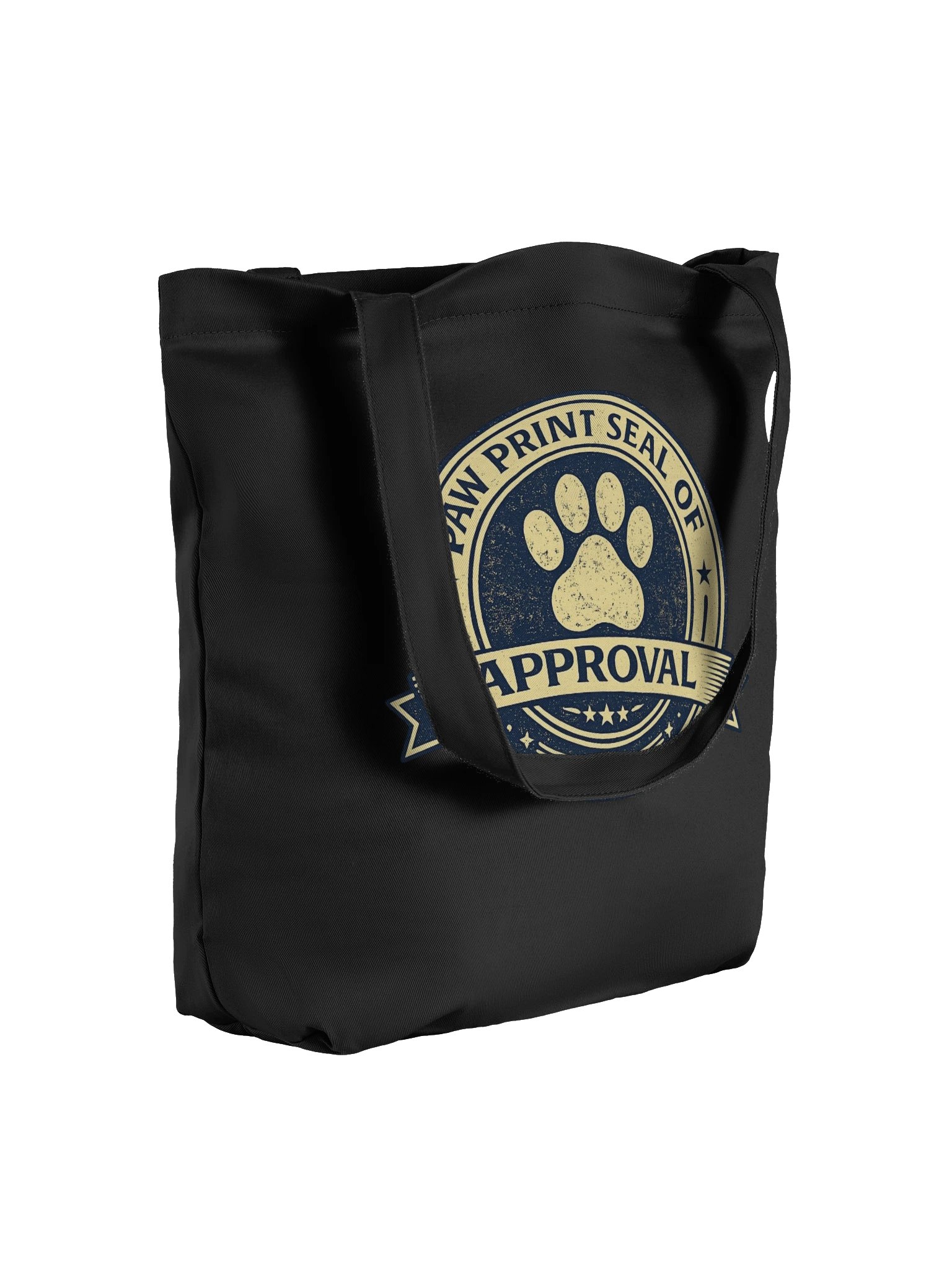 Paw Print Seal of Approval Canvas Tote Bag product image (7)