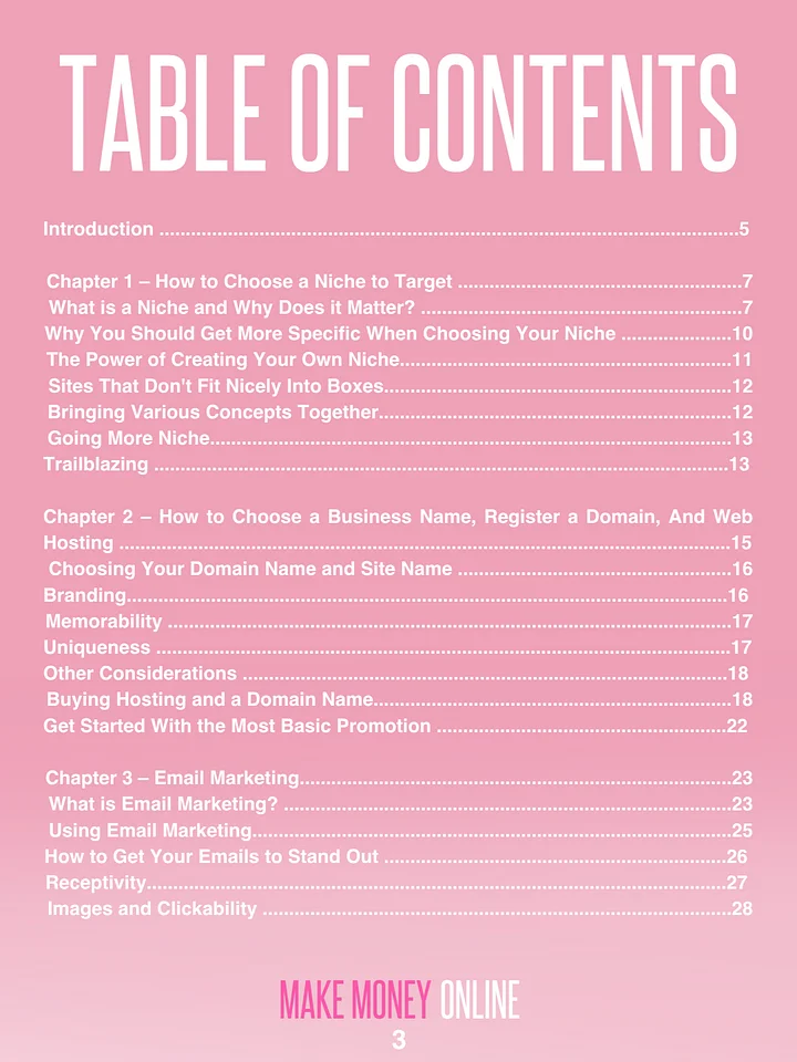 How To Make Money Online Guide product image (2)