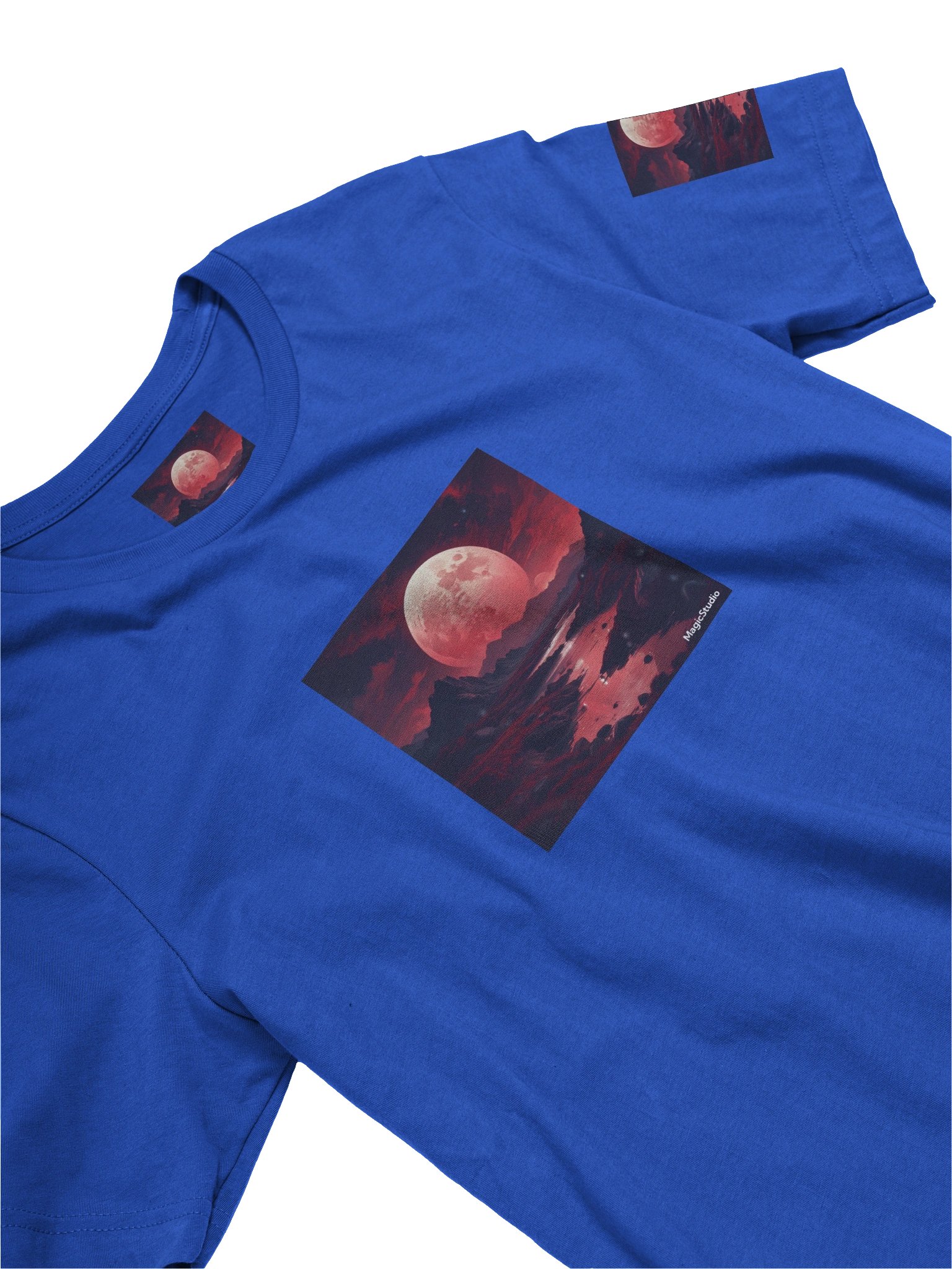 Lunar Reflections Red Moon T-Shirt product image (3)