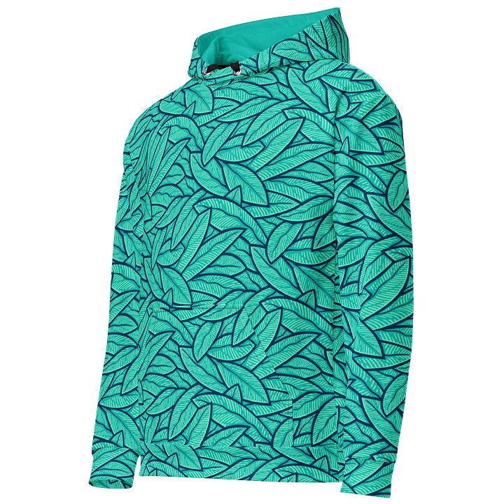 Cyan Leafs - Unisex Hoodie product image (2)