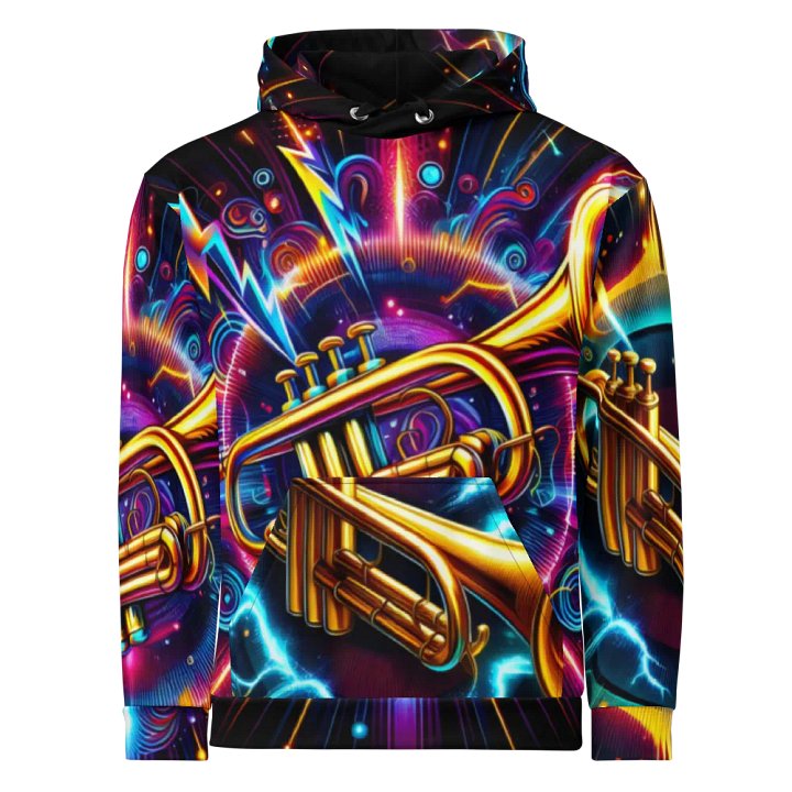 Trumpet Musical Instrument - All-Over Unisex Hoodie #5 product image (1)