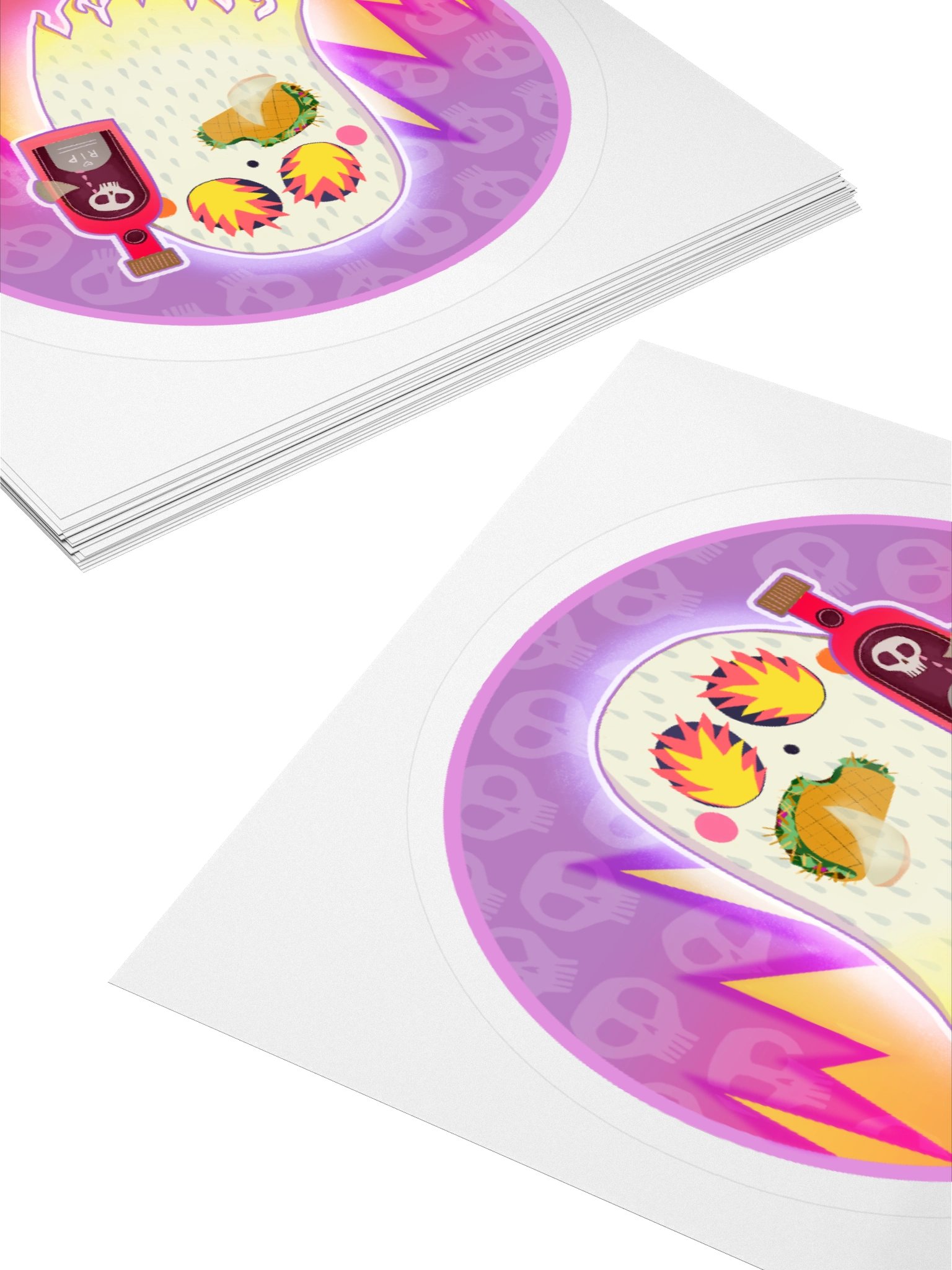 Pastel Little Ghost Hot Sauce - Vinyl Sticker product image (4)