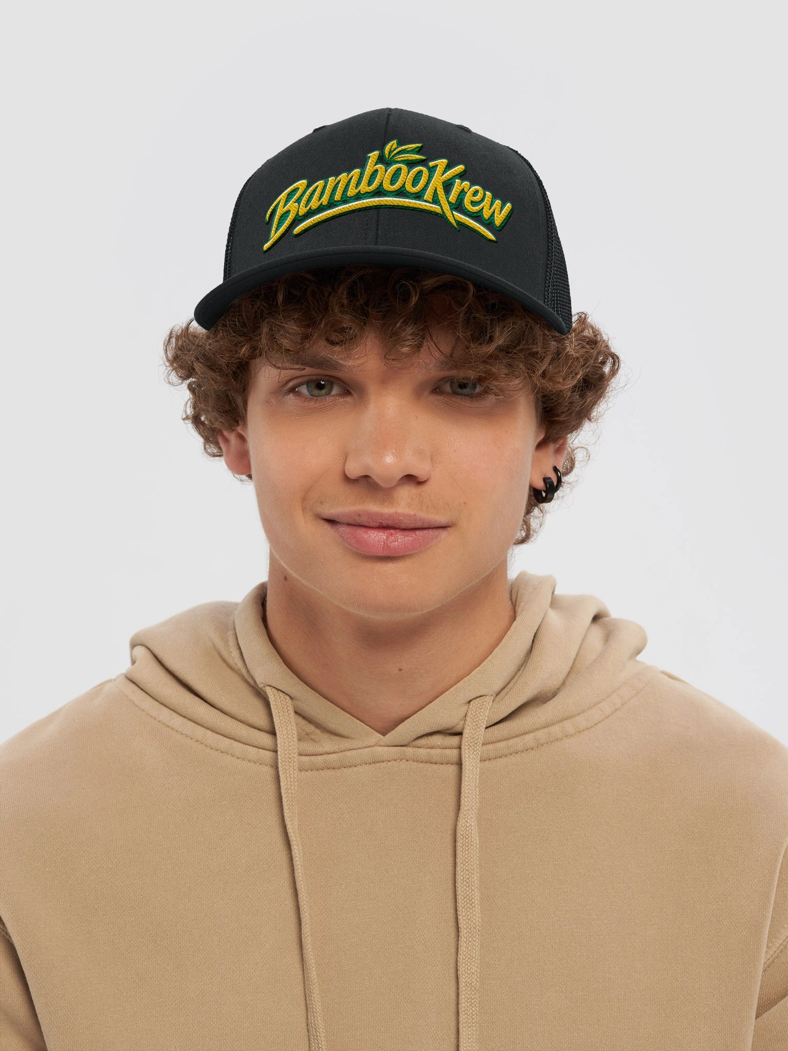 Bamboo Krew Leaf Trucker Hat product image (10)