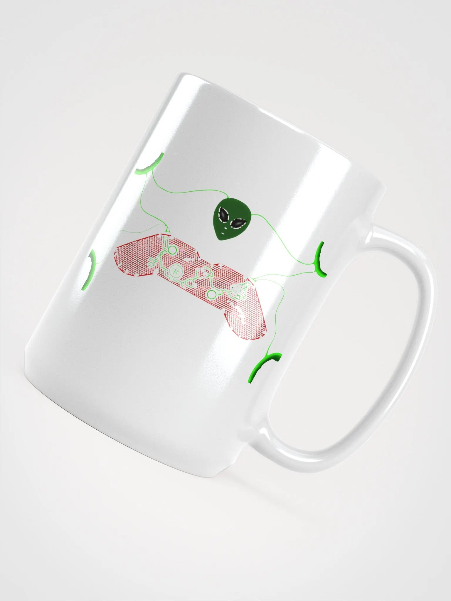 Neon Alien Gamer Mug product image (4)