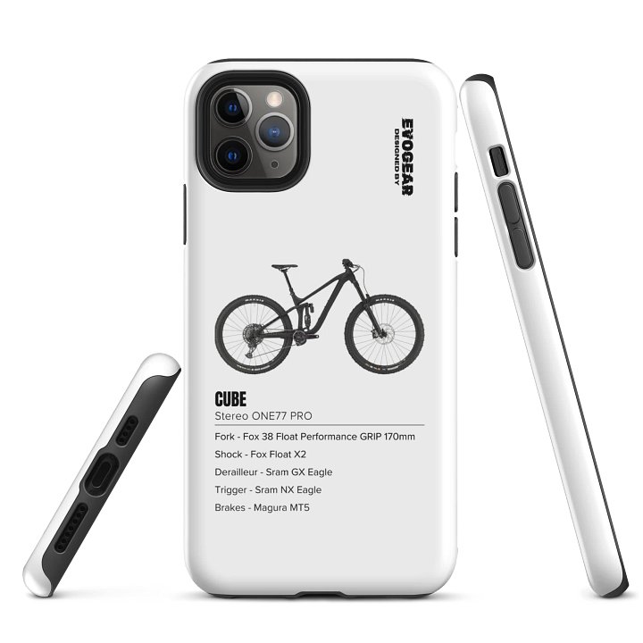 White CUBE Stereo ONE77 PRO iPhone Case product image (5)