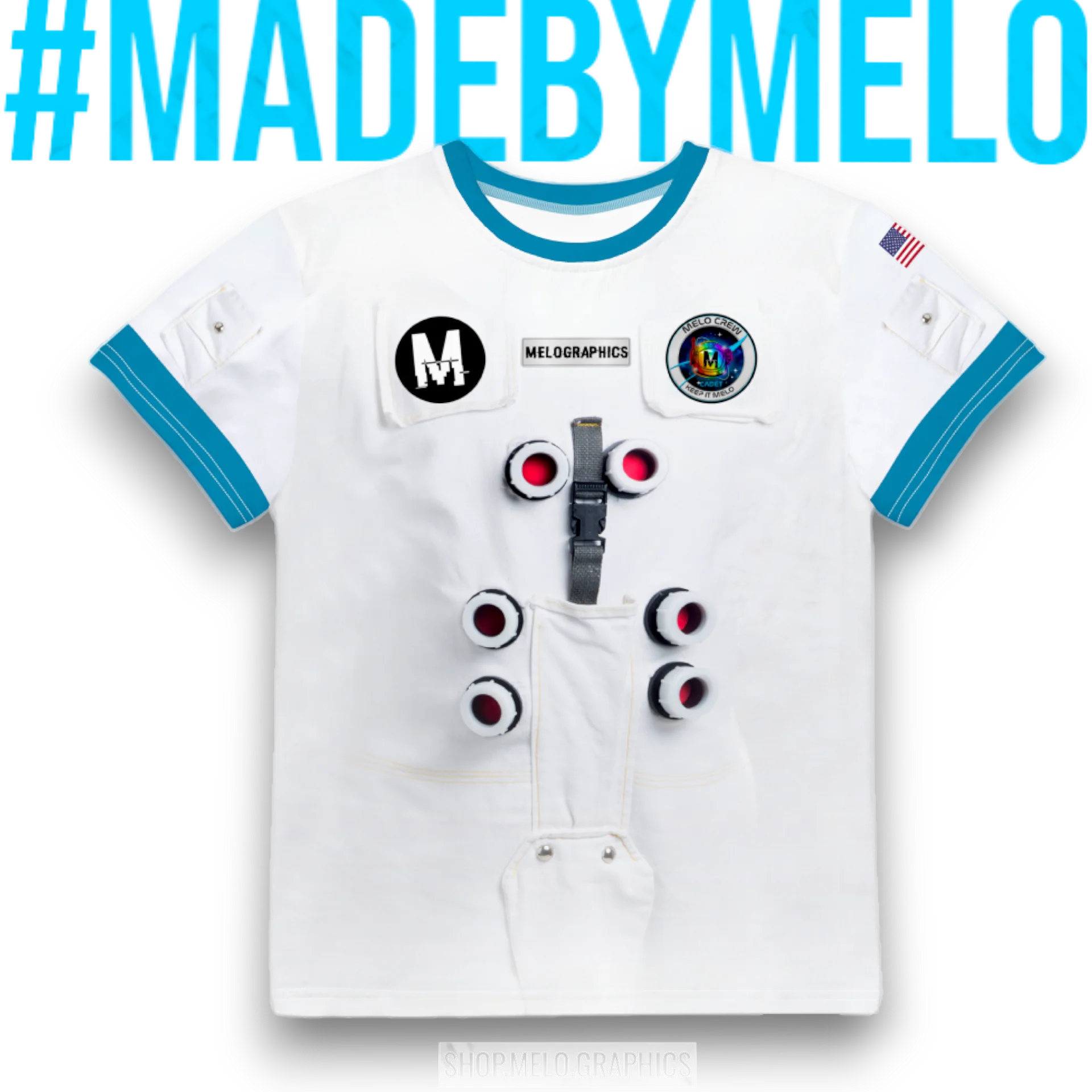 Astronaut Suit: #MeloCrew Cadet - Ultimate Youth T-Shirt | #MadeByMELO product image (2)