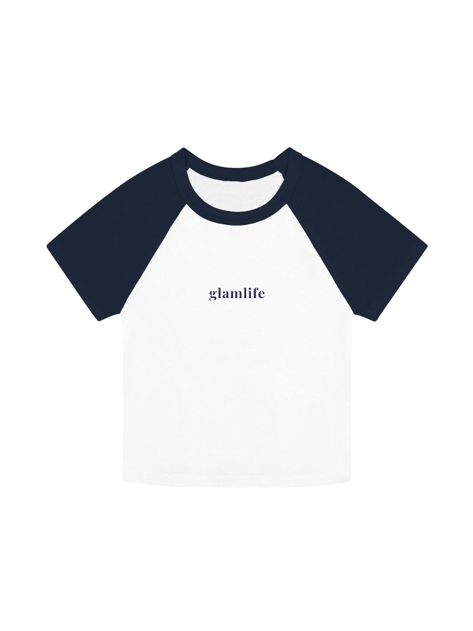 Glamlife Navy Two Toned Crop product image (1)