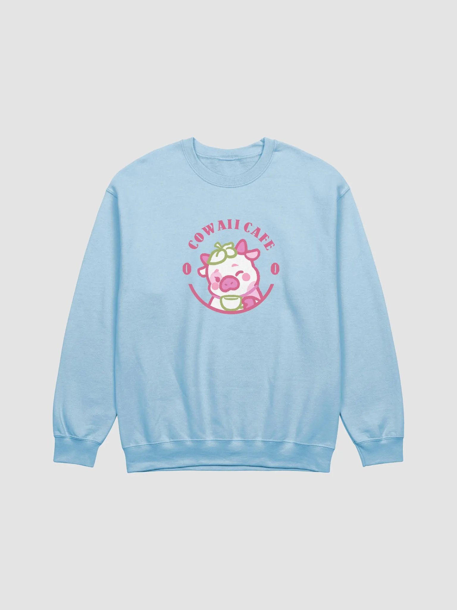 Cowaii Cafe Crewneck (design on front only) product image (1)