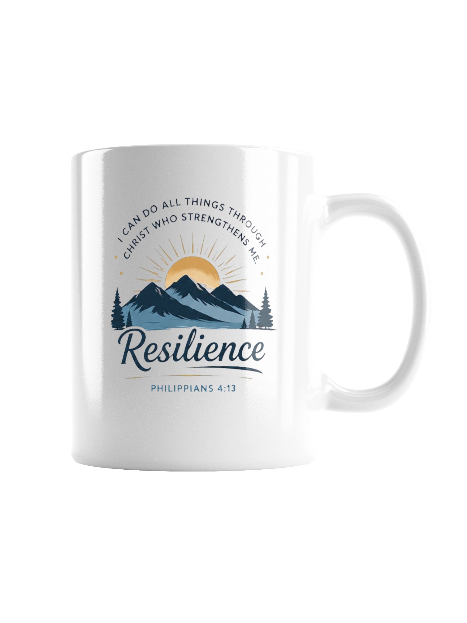Philippians 4:13 Resilience Coffee Mug product image (5)