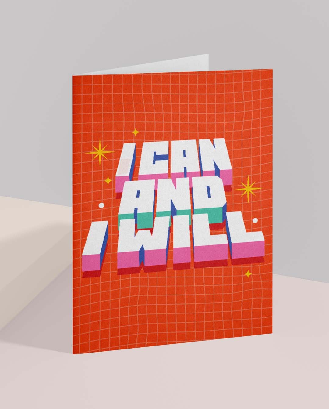 I Can and I Will Quote Affirmation Printable Wall Art Decor - Instant Download product image (3)