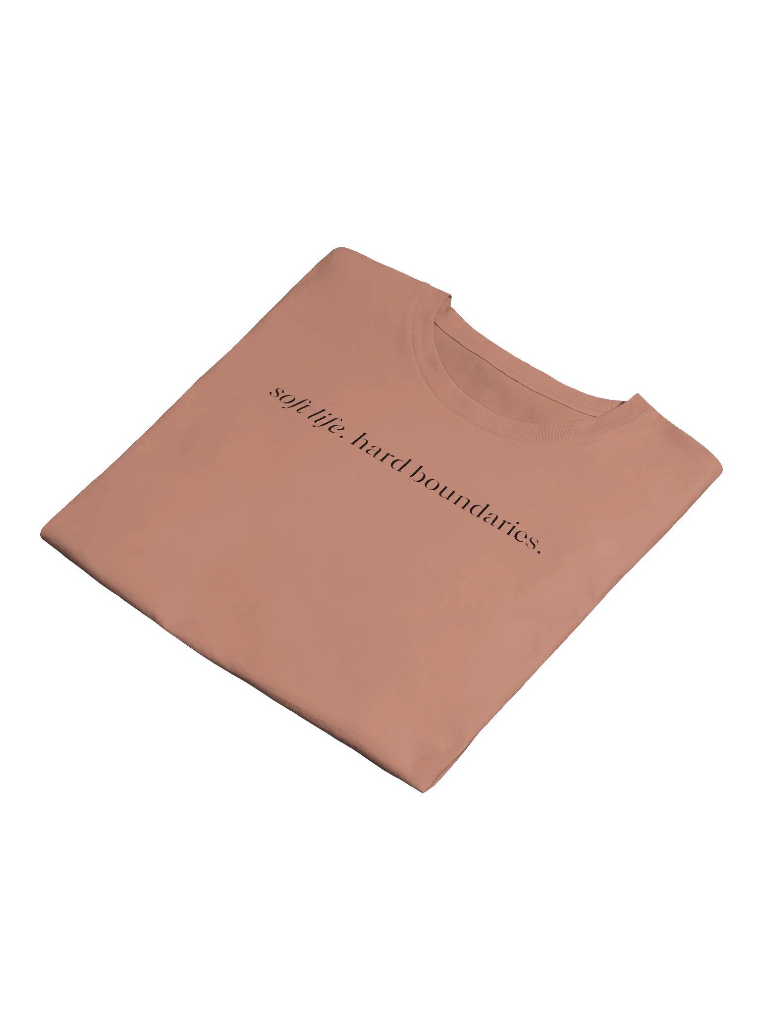 soft life. hard boundaries. screen print crop. product image (5)
