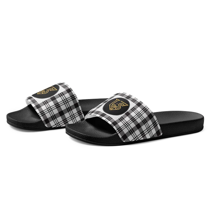 Lafate Store black/grey plad Slippers product image (2)