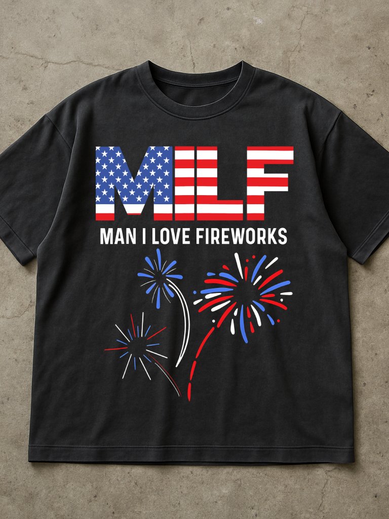 MILF Man I Love Fireworks Shirt product image (2)
