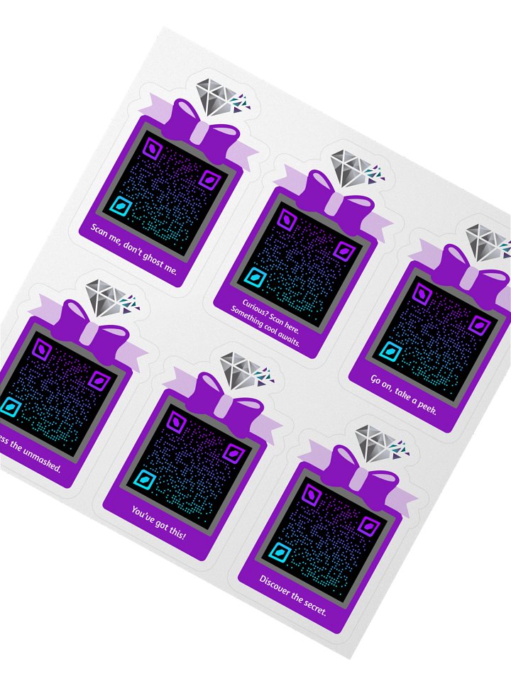 QR Code Sticker Sheet 2 - Multid Store product image (2)