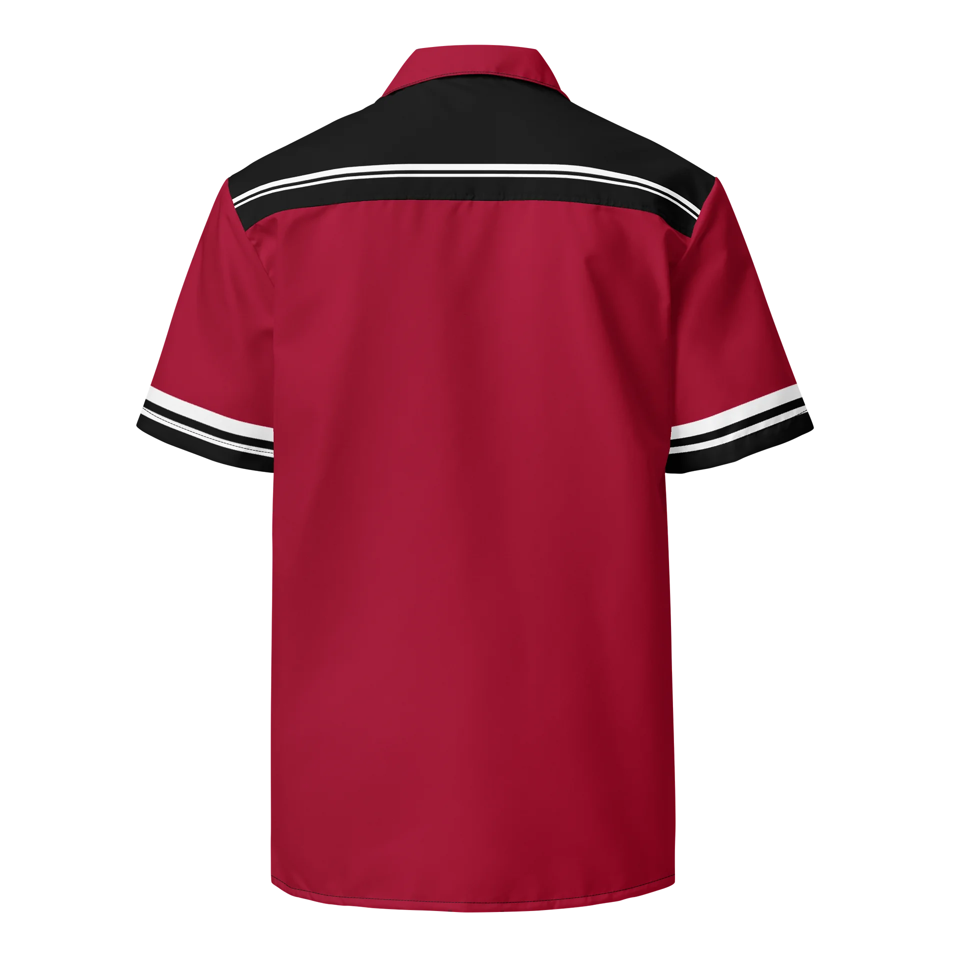 Red Kat Skull Bowling Shirt product image (2)