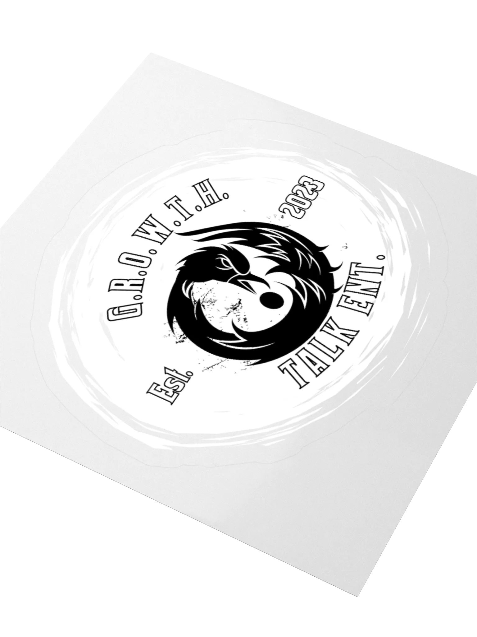 G.R.O.W.T.H. Talk Sankofa Sticker (white) product image (3)