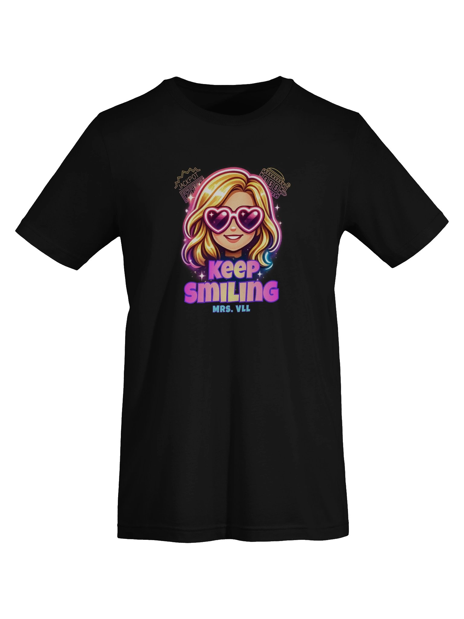 Mrs. VLL Keep Smiling T-Shirt product image (38)