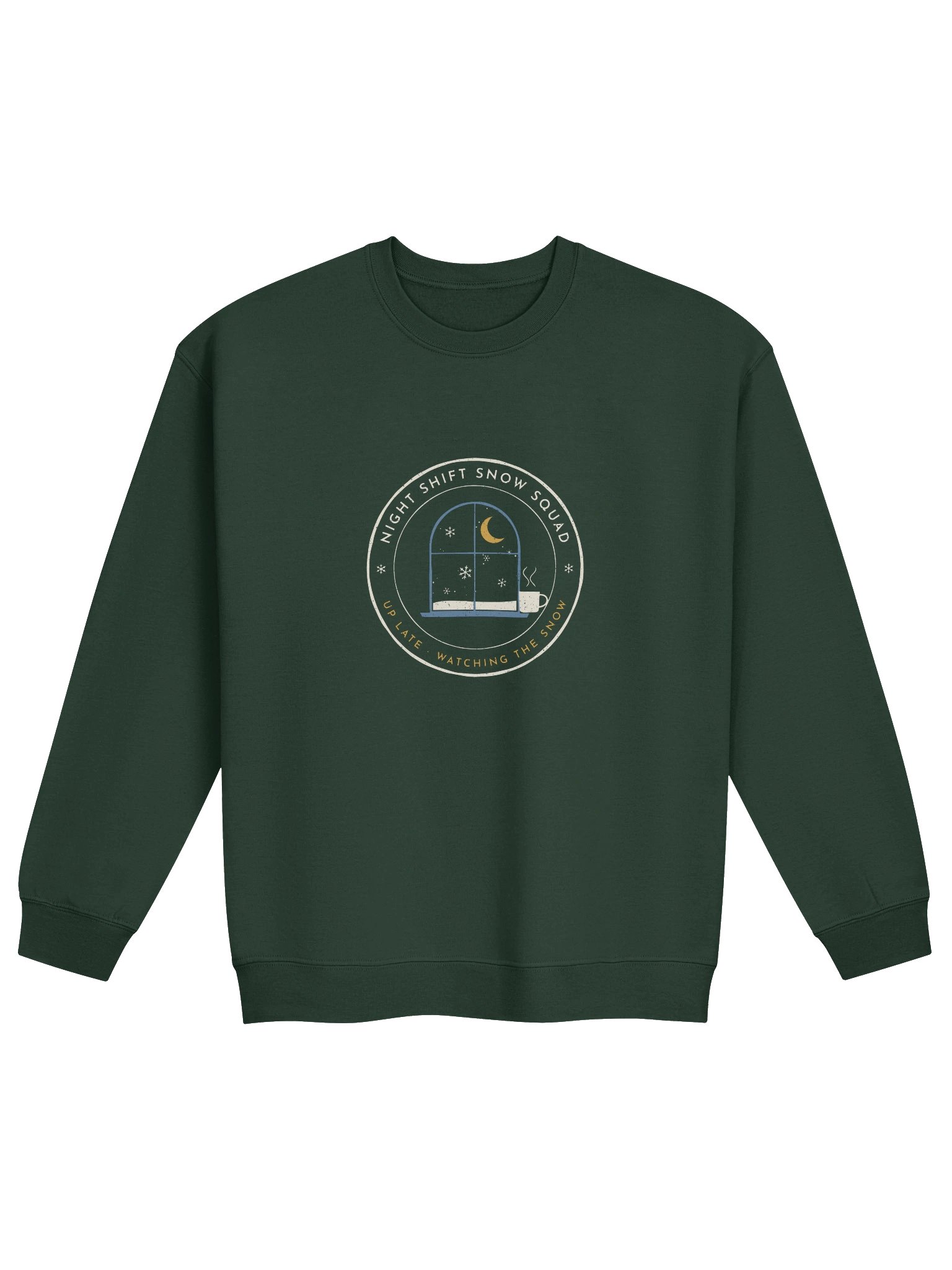Men's Night Shift Snow Squad Crewneck product image (1)